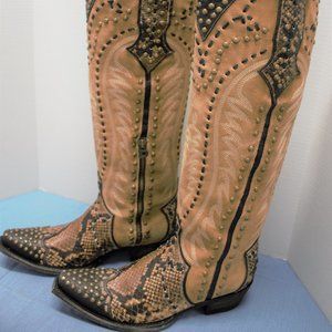 Old Gringo Snake Charmer Women's Boots Size 9